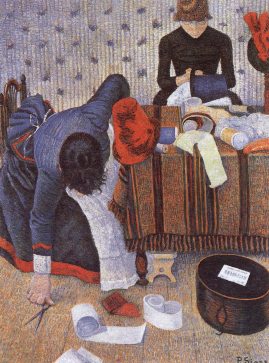 Paul Signac Two Milliners Rue du Caire